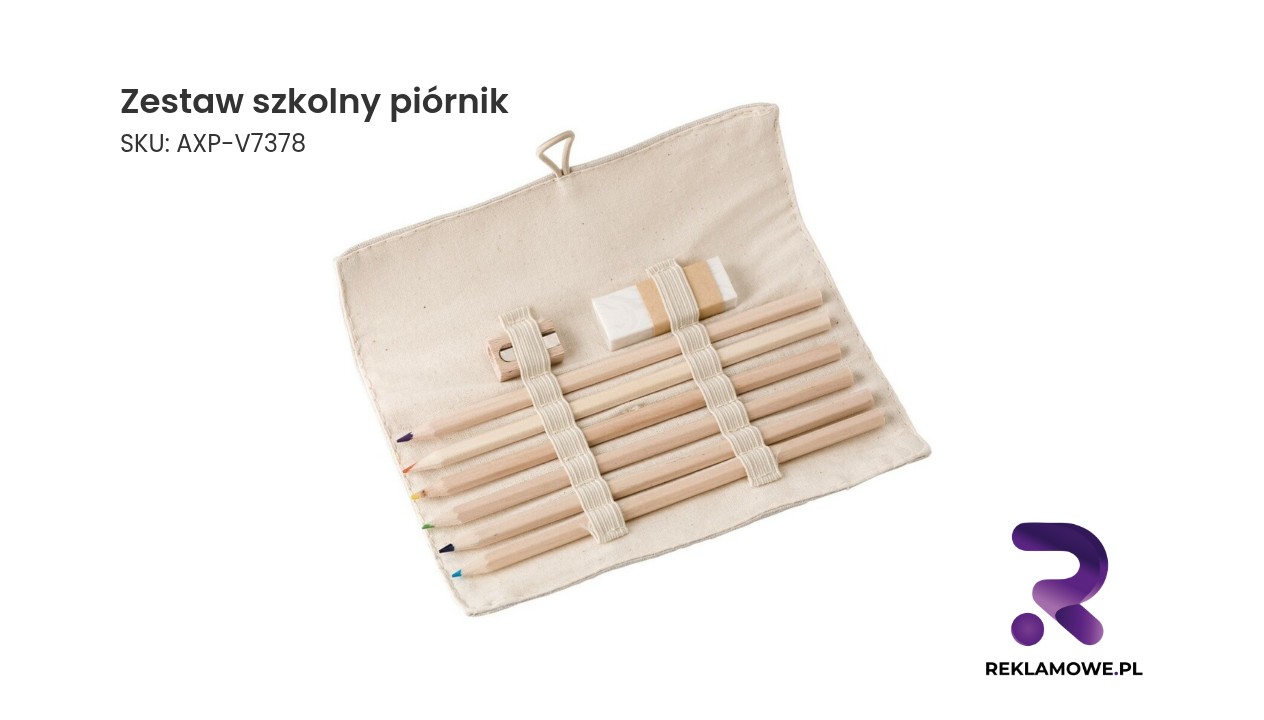 Zestaw szkolny, piórnik Zestaw szkolny z piórnikiem dla ucznia