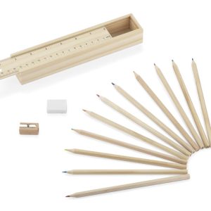 Piórnik z kredkami 12 szt. KRASI 19804