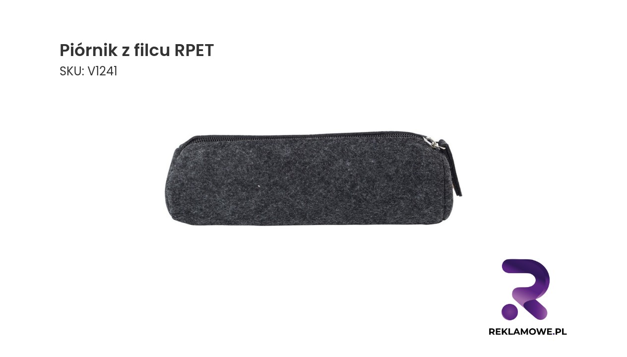 Piórnik z filcu RPET - ekologiczny i trwały